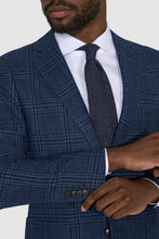 Load image into Gallery viewer, New Suitsupply Havana Navy Check Wool, Silk, Cashmere Blazer - Size 38R