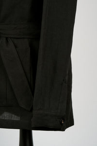 New Suitsupply Sahara Black Pure Linen Safari Jacket - Size 36R, 38R, 40R, 42R, 44R, 46R and 48R