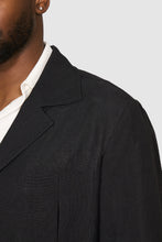 Load image into Gallery viewer, New Suitsupply Sahara Black Pure Linen Safari Jacket - Size 36R, 38R, 40R, 42R, 44R, 46R and 48R