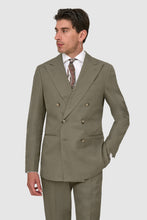 Load image into Gallery viewer, New Suitsupply Havana Desert Taupe Pure Cotton Unlined DB Suit - Size 36R, 40L, 42L, 44R, 44L, 46L