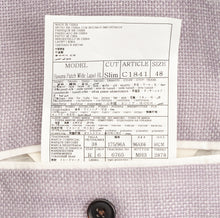 Load image into Gallery viewer, New Suitsupply Havana Lilac Wool, Silk, Linen, Cashmere Wide Lapel Blazer - Size 40L